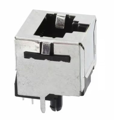 5557969-1 Modulaire RJ45 Jack Connector 8p8c Verticaal afgeschermd EMI Finger Cat3