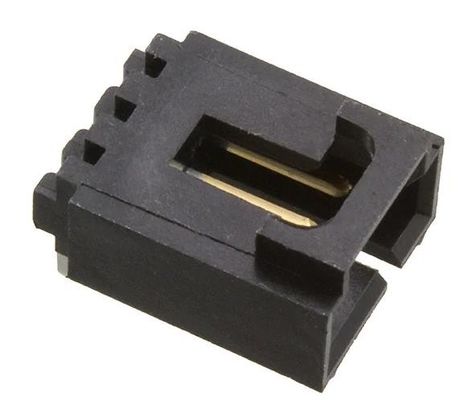 70553-0002 Verbindingshoofd door het gat rechthoek 3 positie 0,100 &quot; 2,54 mm