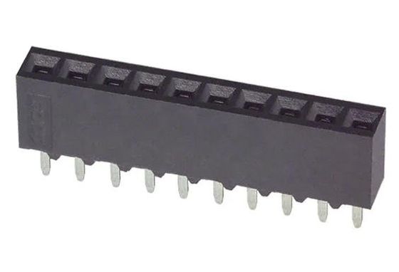 5-535541-8 10 Position Receptacle Connector 0,100 &quot; (2.54 mm) Door het gat Goud