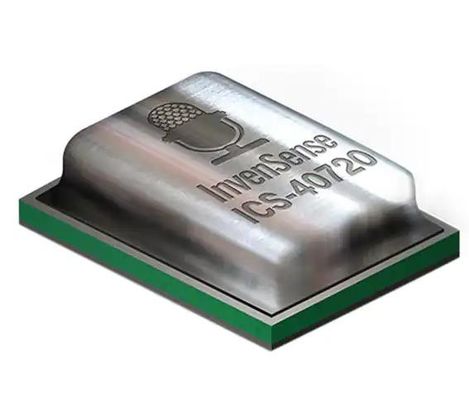 ICS-40720 75 Hz ~ 20 kHz Analoogmicrofoon MEMS 1,5 V ~ 3,63 V Omnidirectionele soldeer
