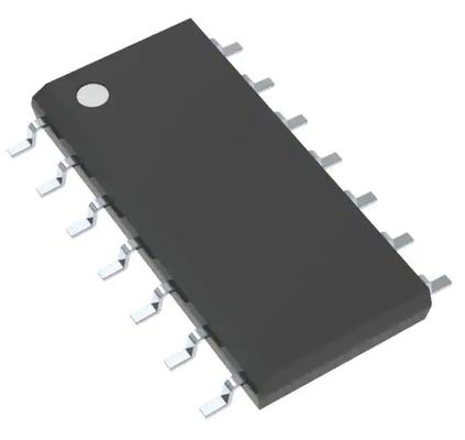 SN74HC125DR Buffer, niet-omkeerbaar 4 element 1 bit per element 3-state output