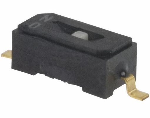 CHS-01TB DIP-schakelaars SPST 1 Position Surface Mount Slide Actuator 100mA 6VDC