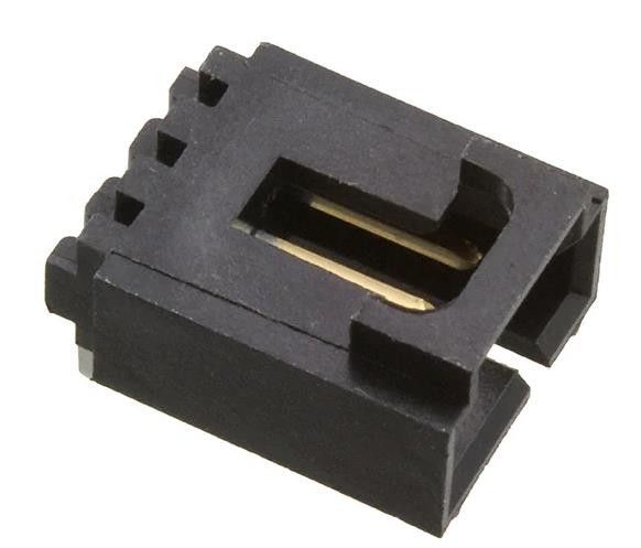70553-0002 Verbindingshoofd door het gat rechthoek 3 positie 0,100 &quot; 2,54 mm