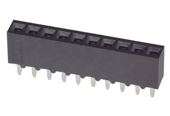 5-535541-8 10 Position Receptacle Connector 0,100 &quot; (2.54 mm) Door het gat Goud