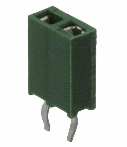 215297-2 2 Position Receptacle Connector 0,100&quot; (2.54mm) Door het gat Goud