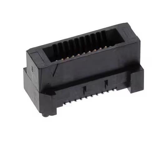 HSEC8-110-01-S-DV-A-PE-K-TR 20 Positie Vrouwelijke connector Dubbele rand Goud