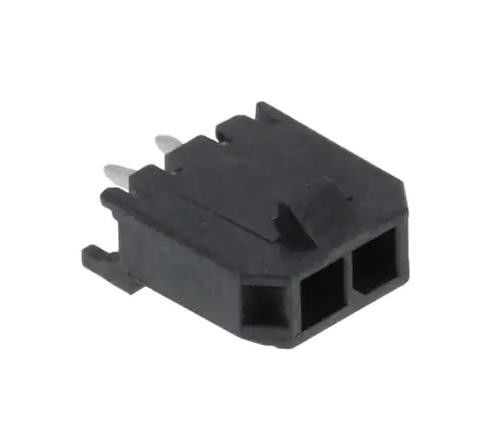 43650-0216 Rechthoekige aansluitkop Door gat 2 Positie 0,118&quot; (3,00mm)