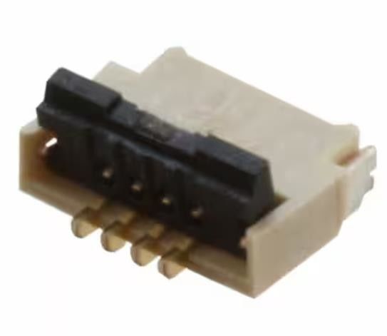 FH34S-4S-0.5SH(50) 4 Position FFC FPC Connector Contacts, Top 0.020&quot; Surface Mount